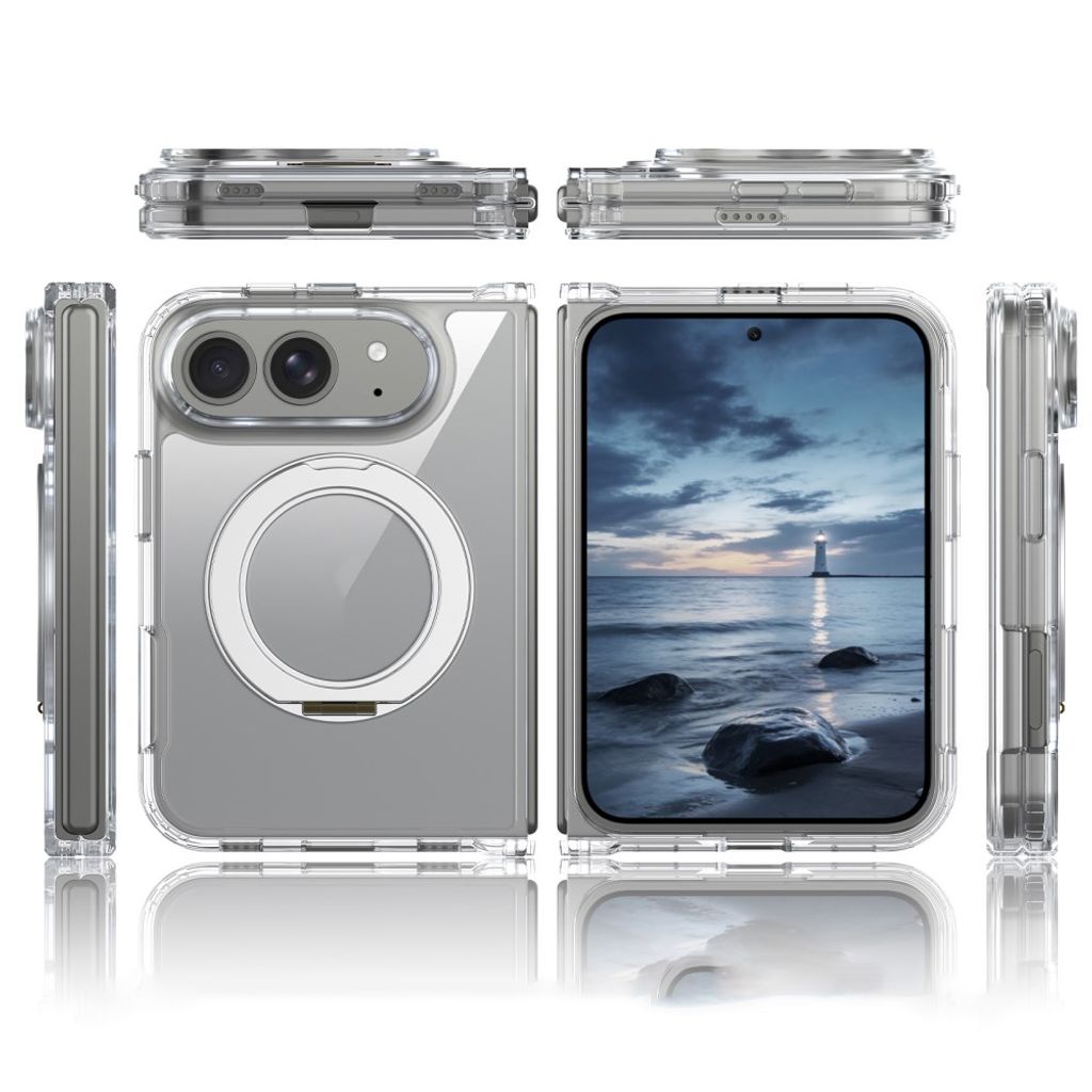 iPhone Duo Skal med ringstativ - Transparent