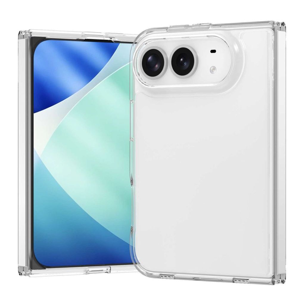 iPhone Duo Cover i TPU/akryl - Gennemsigtig