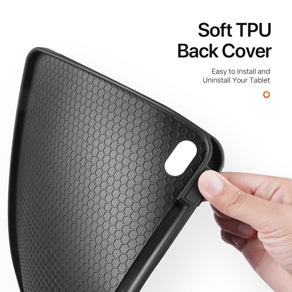 Dux Ducis iPad Air 13" 2026/2025/2027 Flip cover med holder til styluspen - Sort