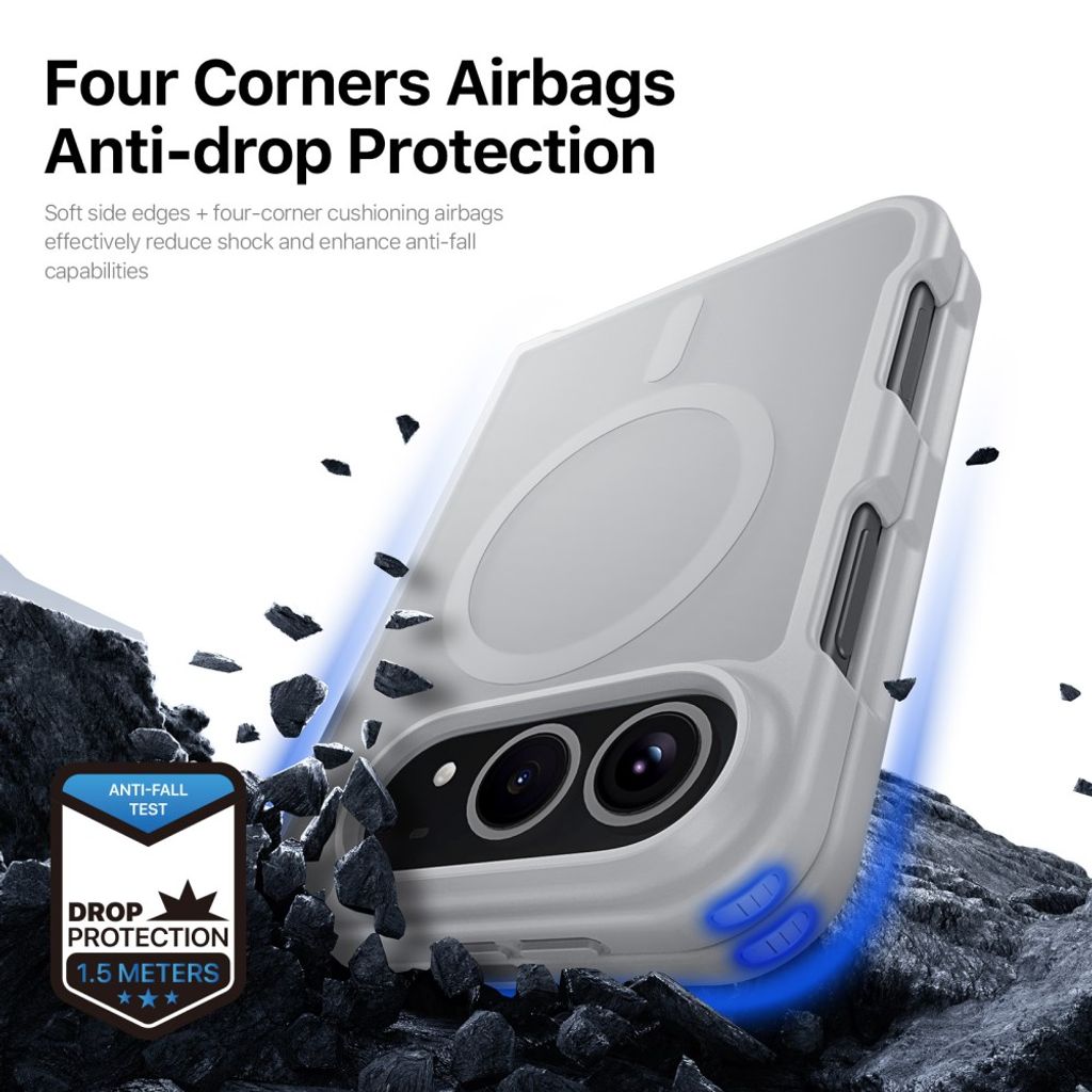 DUX DUCIS iPhone Fold MagSafe Kompatibel Cover - Grå