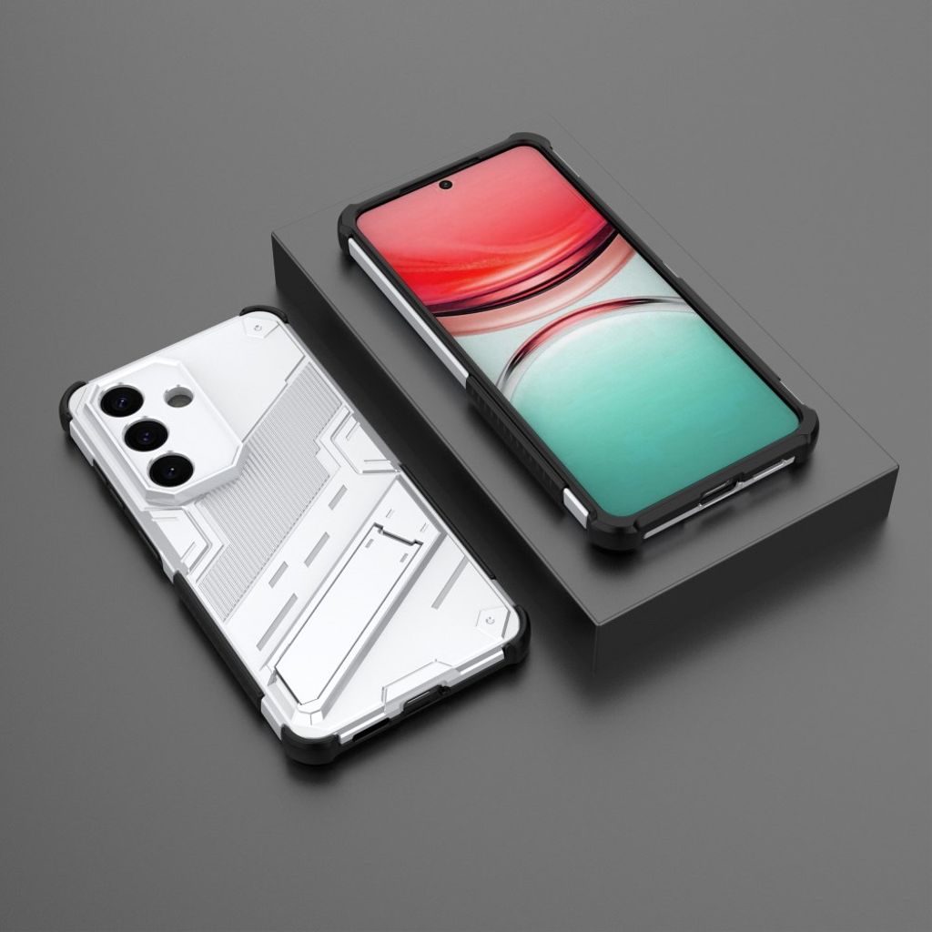 Samsung Galaxy S26 / S26 Pro Telefonskal med Stativ - Vit