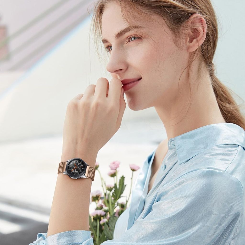 Garmin Forerunner 165/168/D2 Air X10/vivoactive 5 etc. Watch Strap – Rose Gold