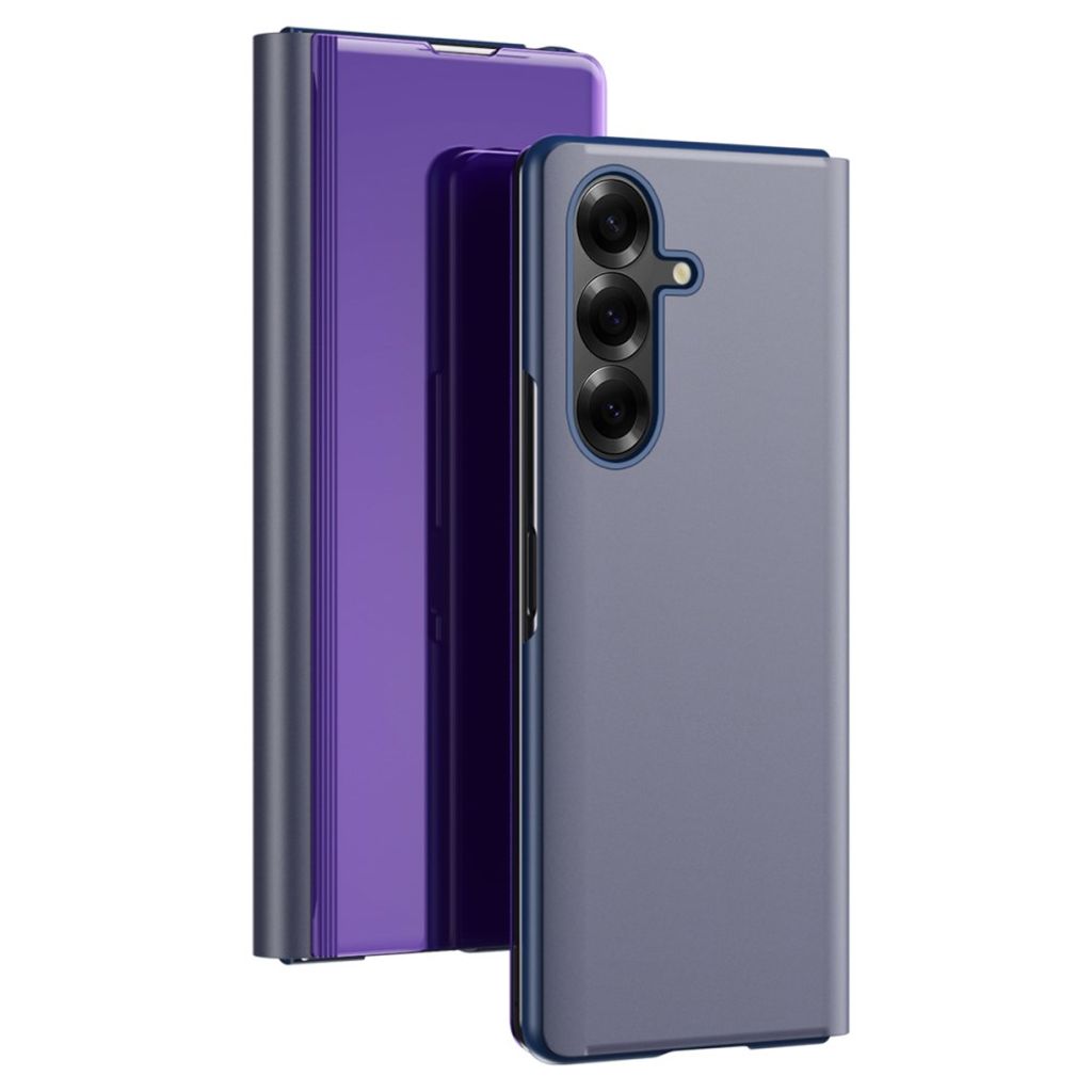 Samsung Galaxy Z Fold7 5G Fodral med genomskinlig vy - Lila