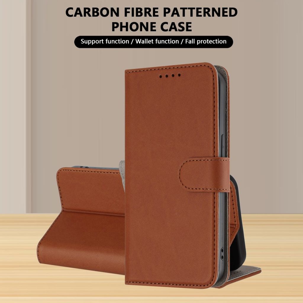 Xiaomi Redmi 15 5G Wallet Cover - Brown