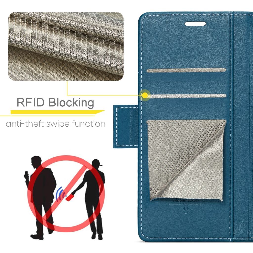 CASEME iPhone 17 Etui med Kortplads - Blå