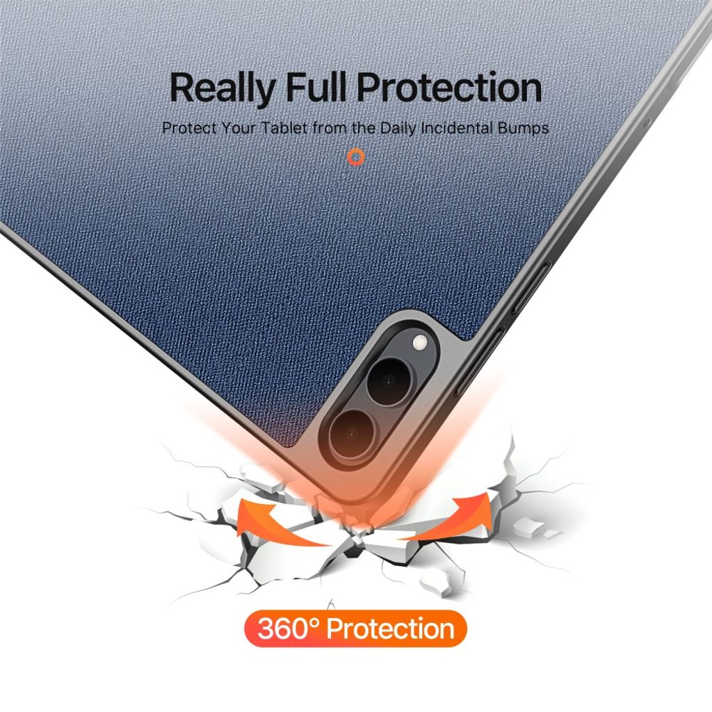 DUX DUCIS Galaxy Tab S11 Ultra etui med stativ og auto-wake – blå