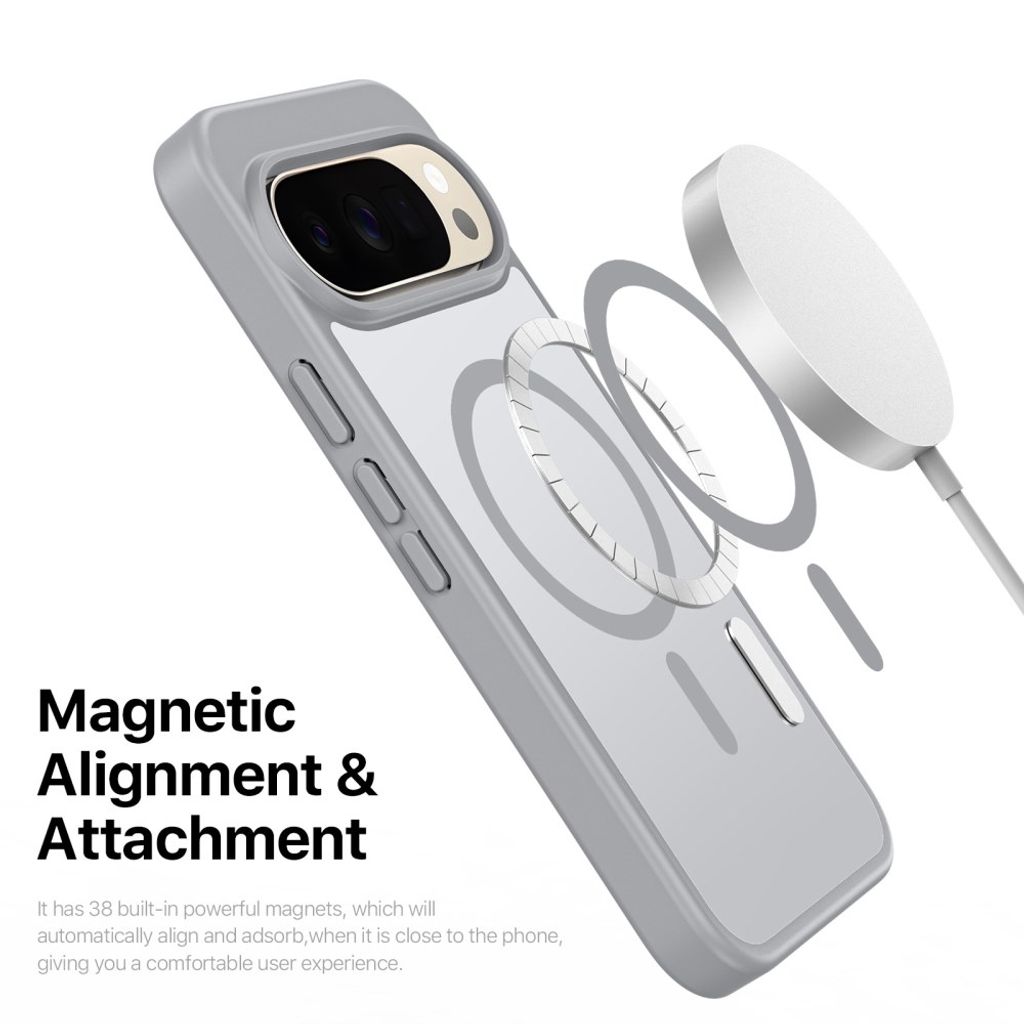 DUX DUCIS Google Pixel 11/11 Pro/10/10 Pro/9/9 Pro MagSafe Skal - Grå