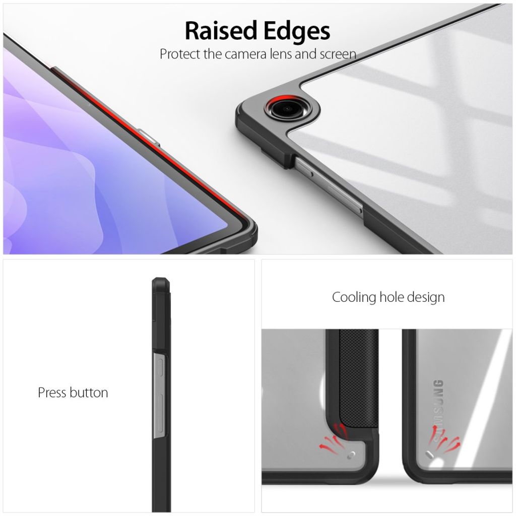 DUX DUCIS Samsung Galaxy Tab A9 Plus / Galaxy Tab A11 Plus Cover - Black