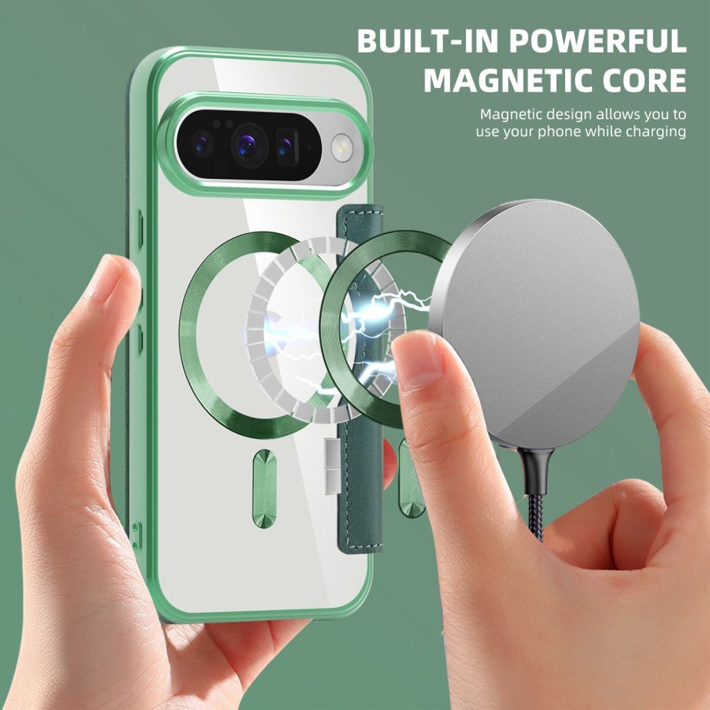 Google Pixel 10 / 10 Pro Etui med MagSafe - Grøn