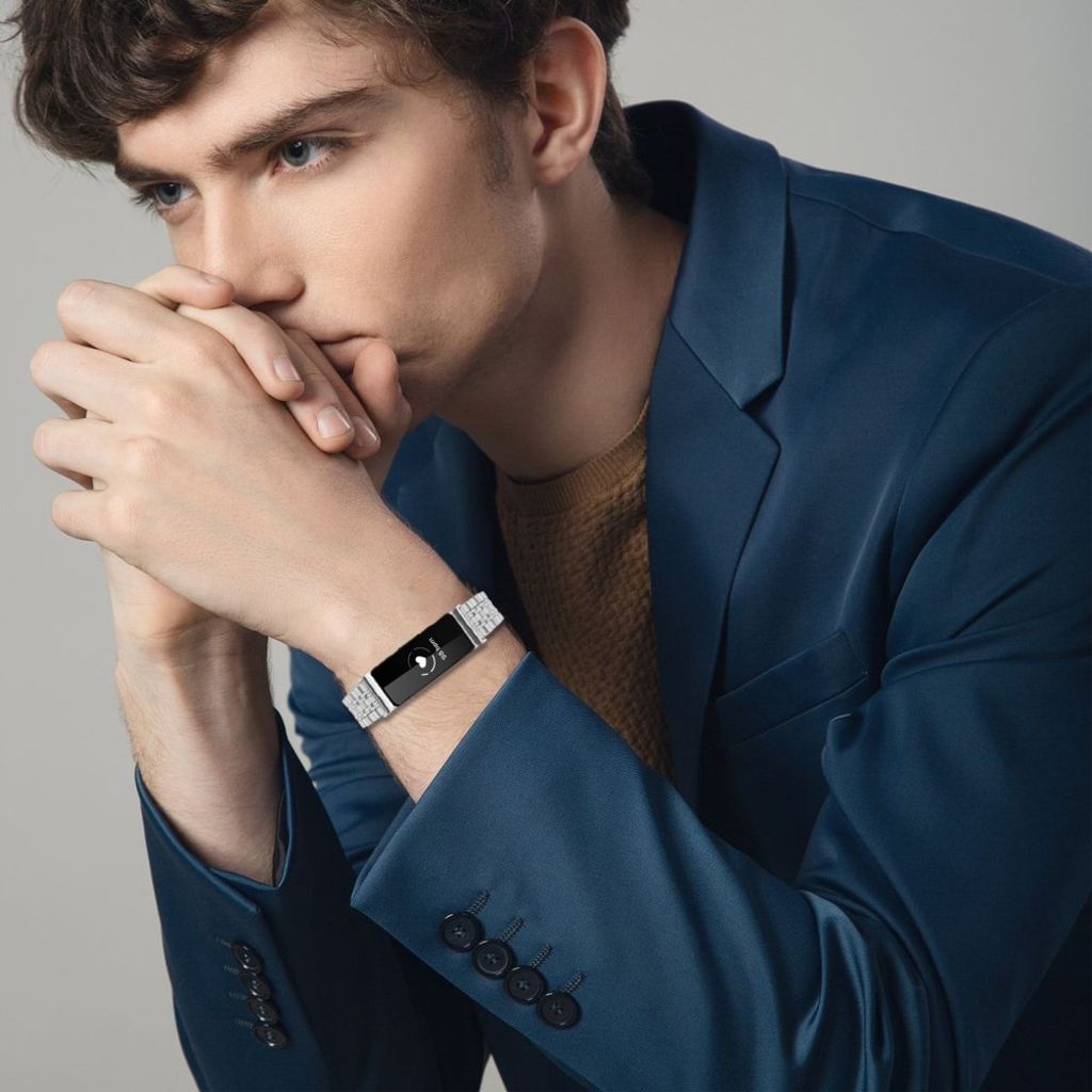 Fitbit Inspire/Inspire 2/Inspire HR Klokkereim – Sølv