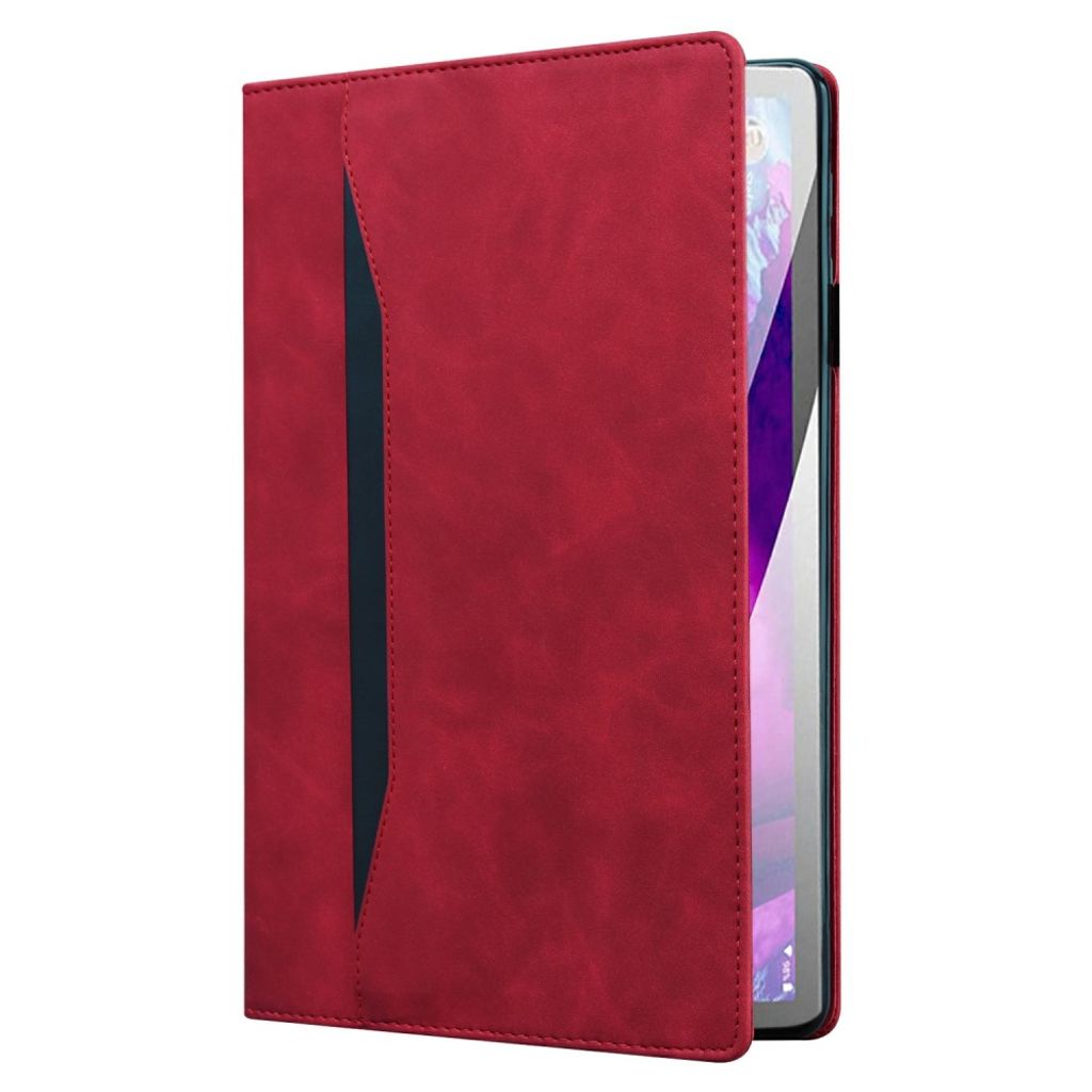 Samsung Galaxy Tab S12 Plus Folio flip cover med kortlommer - Rød
