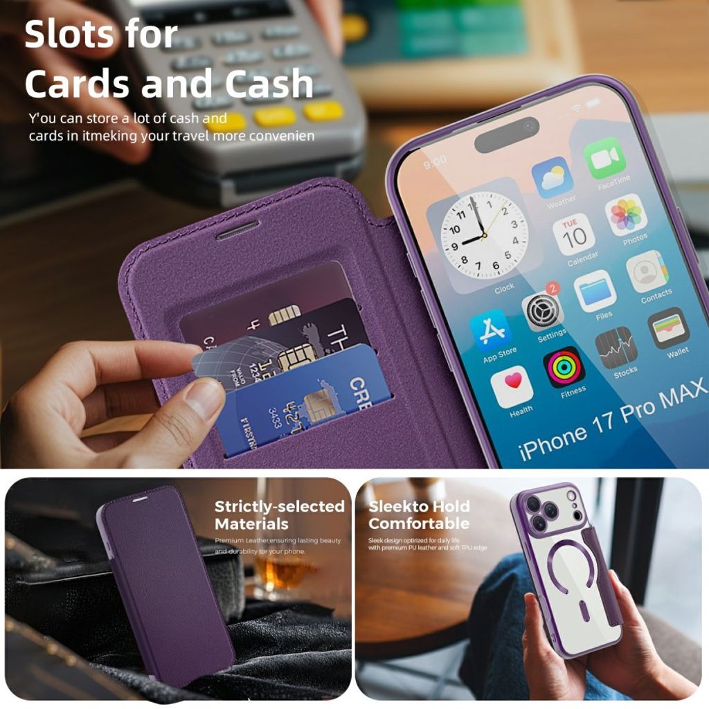iPhone 17 Pro Max Cover with MagSafe - Dark Purple