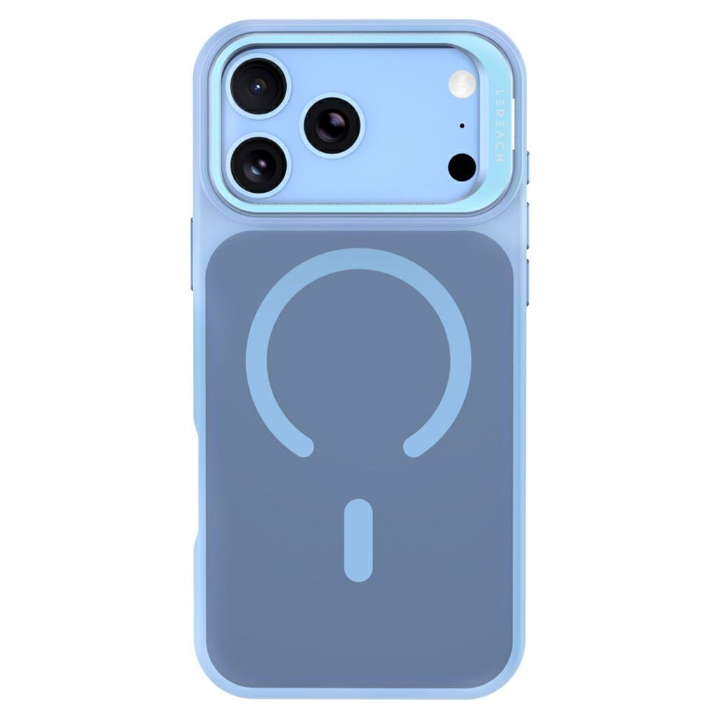 LEREACH iPhone 18 Pro Max/17 Pro Max MagSafe Kuori jalustalla - Taivaansininen