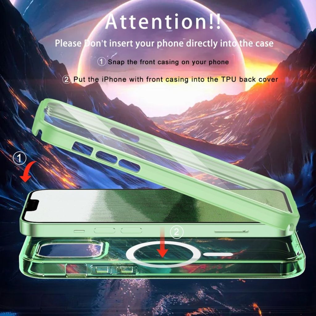 iPhone 11 Pro Max MagSafe-yhteensopiva Kuori – Vihreä