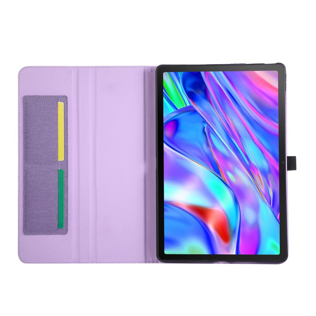 Lenovo Idea Tab Plus Lommeboketui med Stativ - Lilla