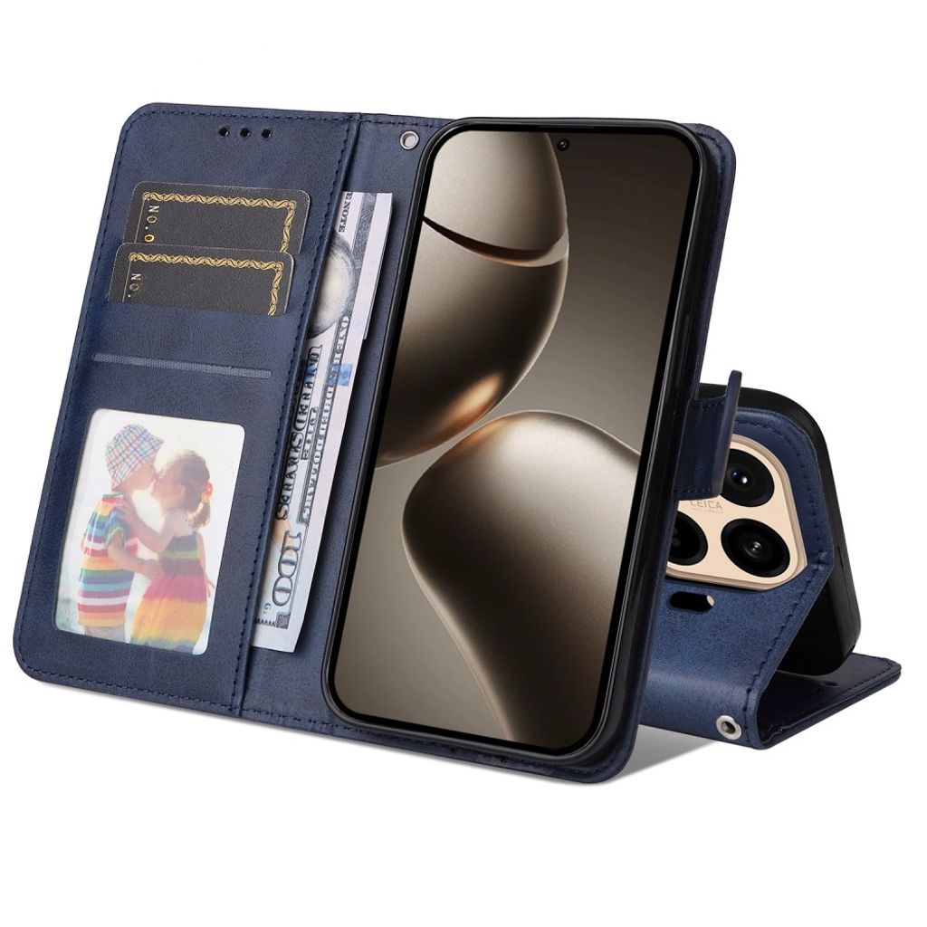 Xiaomi 15T Pro Cover in PU Leather - Blue