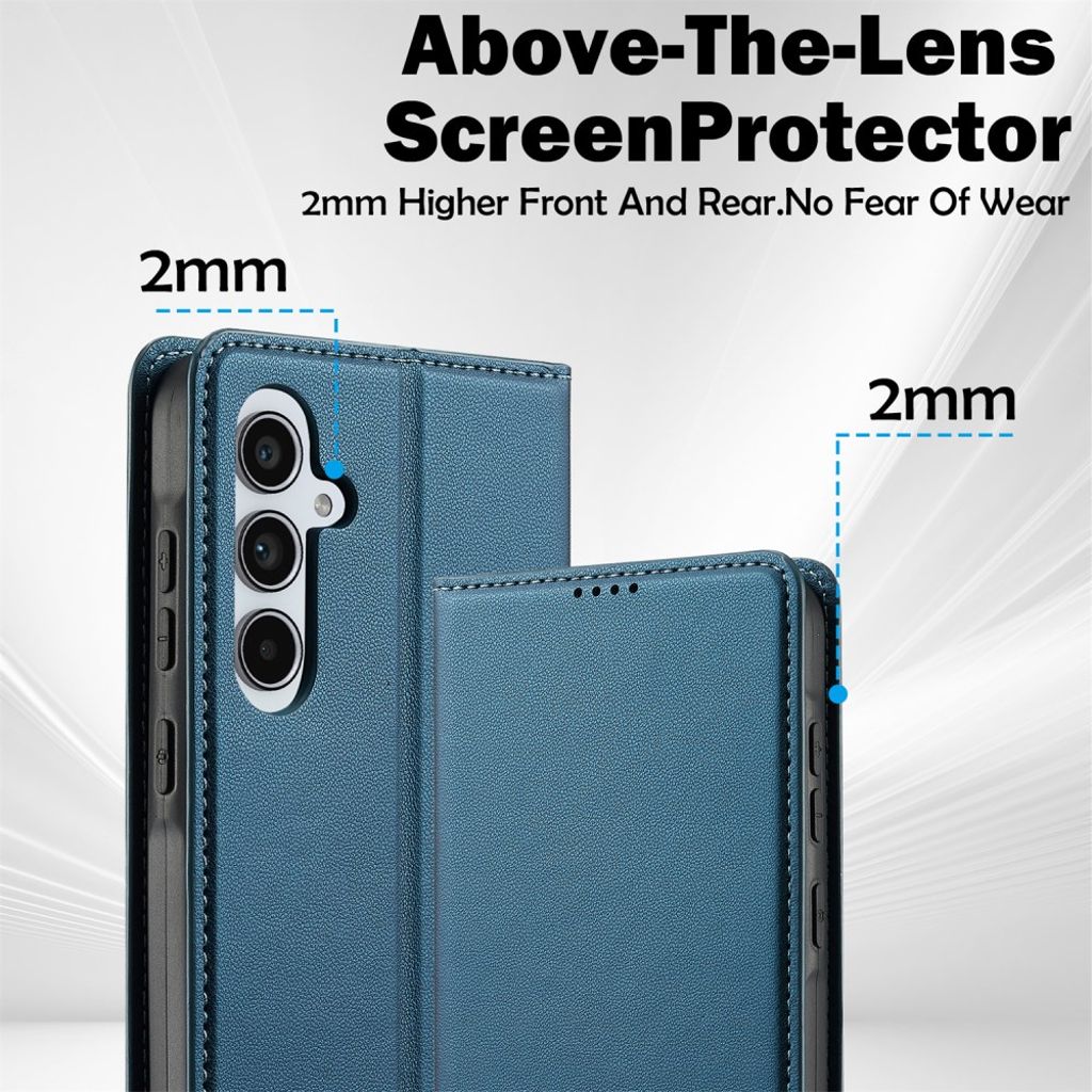 LC.IMEEKE Samsung Galaxy A17 5G Lommeboketui - Blå