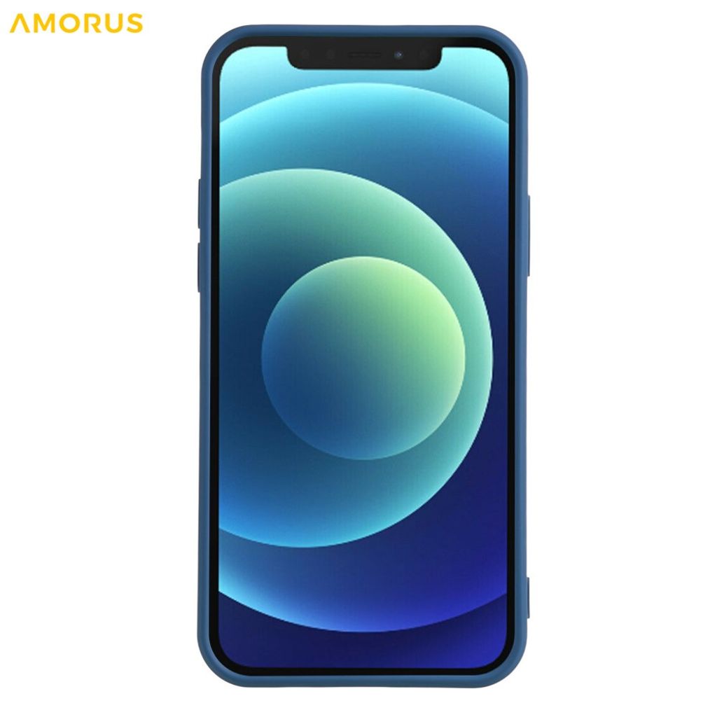 AMORUS iPhone 12 TPU Skal - Blå