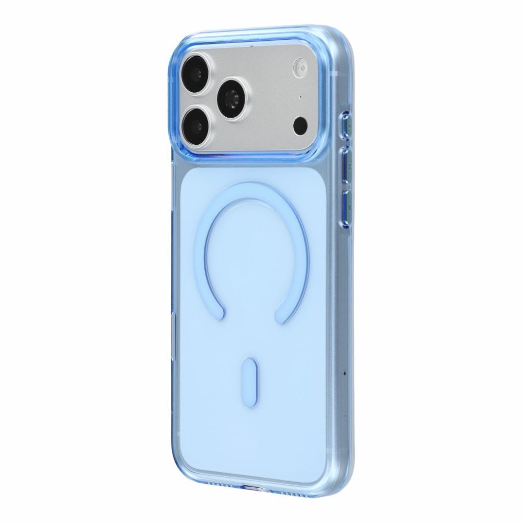 JAUCASE iPhone 18 Pro Max/17 Pro Max MagSafe Kuori - Läpinäkyvä/Sininen