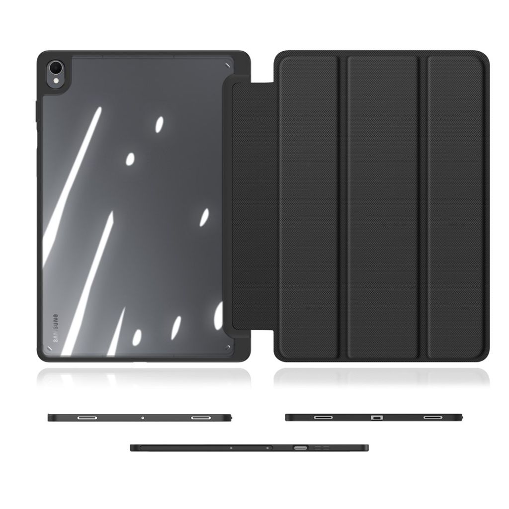 DUX DUCIS Samsung Galaxy Tab S12 Plus Tri-fold stativfodral - Svart