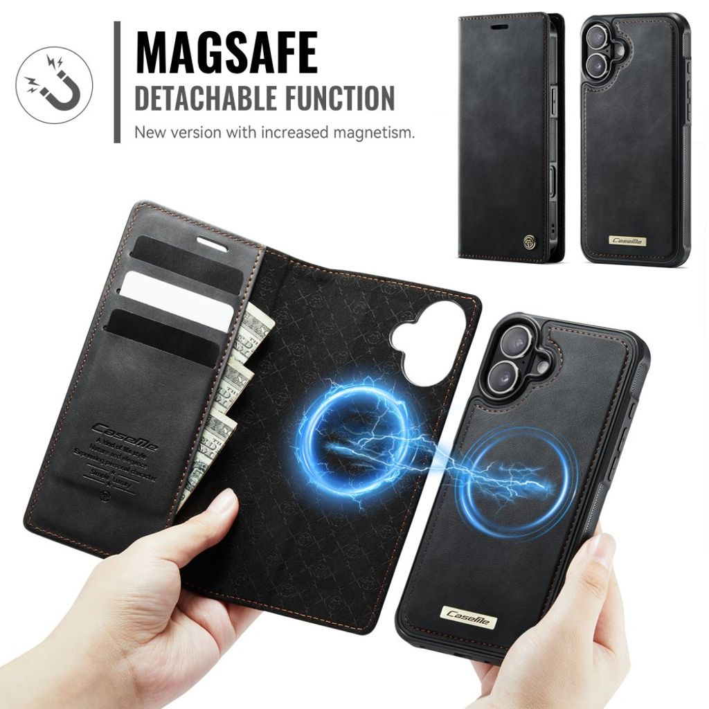 CASEME iPhone 17 Etui med MagSafe - Svart