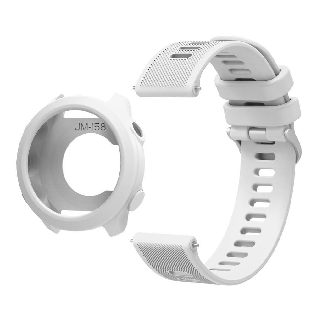 Garmin Forerunner 158 Klokkereim med Deksel - Hvit