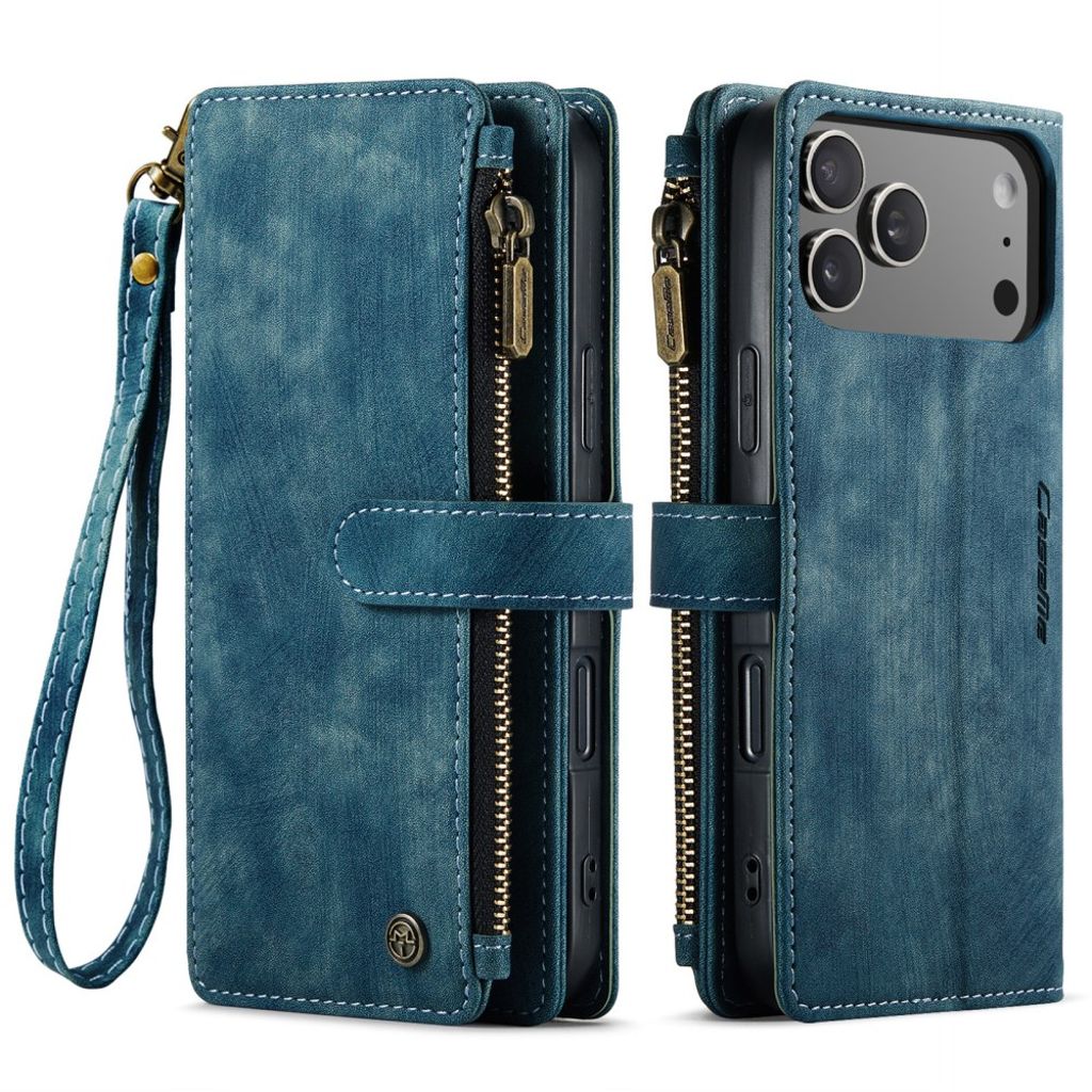 CASEME iPhone 17 Pro Max Etui med Stativ - Blå