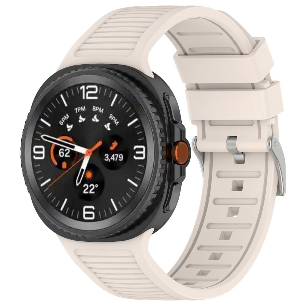 Samsung Galaxy Watch8 Classic 46 mm Kellonranneke, Silikoni - beige