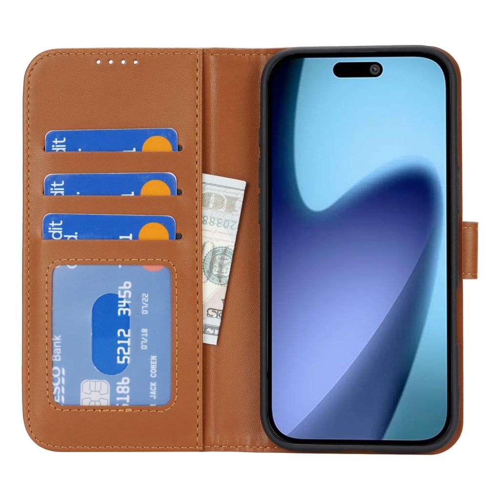 iPhone Air Kotelo jalustalla - Ruskea