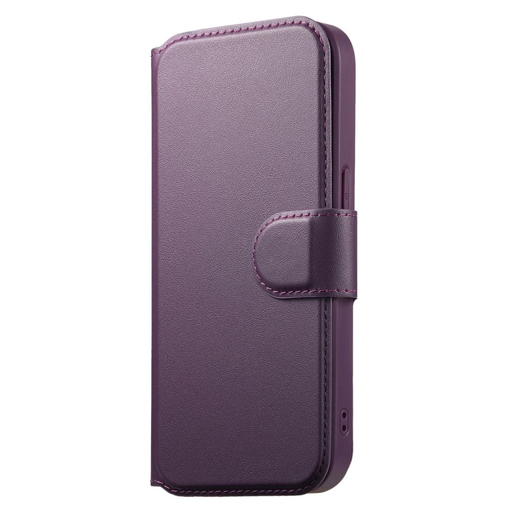 CASENEO iPhone 16e Magnetic Wallet Cover RFID Blocking – Purple