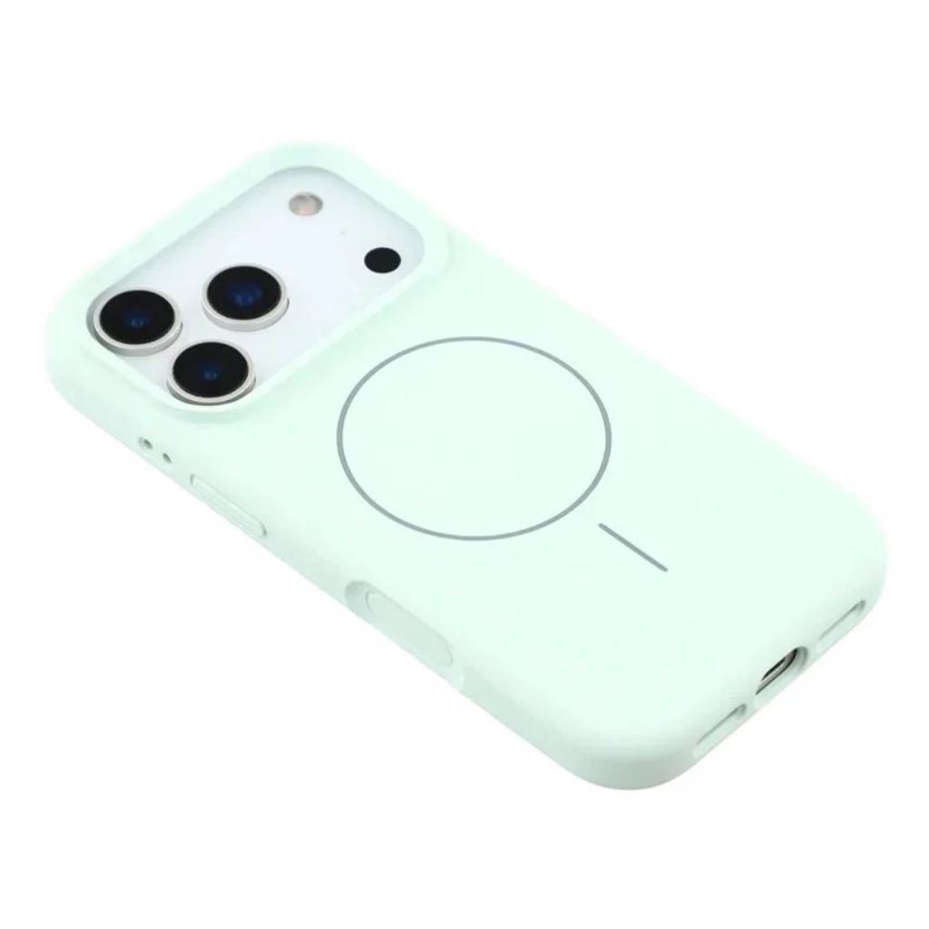 iPhone 18 Pro Max MagSafe-yhteensopiva kuori kahdella näytönsuojalla - vihreä