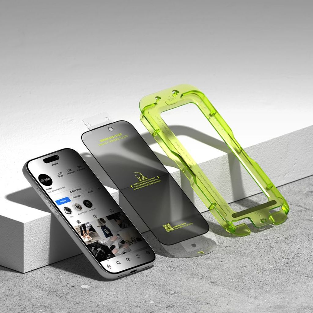 Ringke Easy Slide Privacy -näytönsuoja iPhone 17 Pro Max:lle