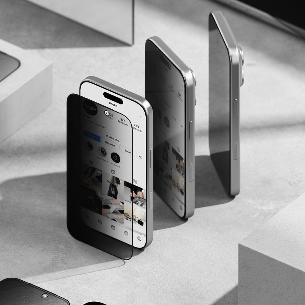 Ringke Easy Slide Privacy -näytönsuoja iPhone 17 Pro Max:lle