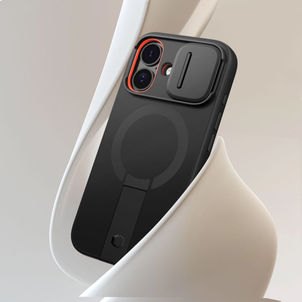 Tech-Protect Kevlar Aura MagSafe Cover til iPhone 17 - Sort