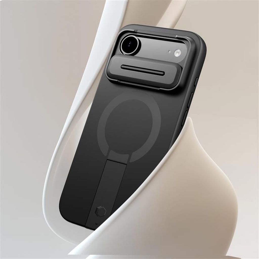 Tech-Protect Kevlar Aura MagSafe Cover til iPhone Air - Sort