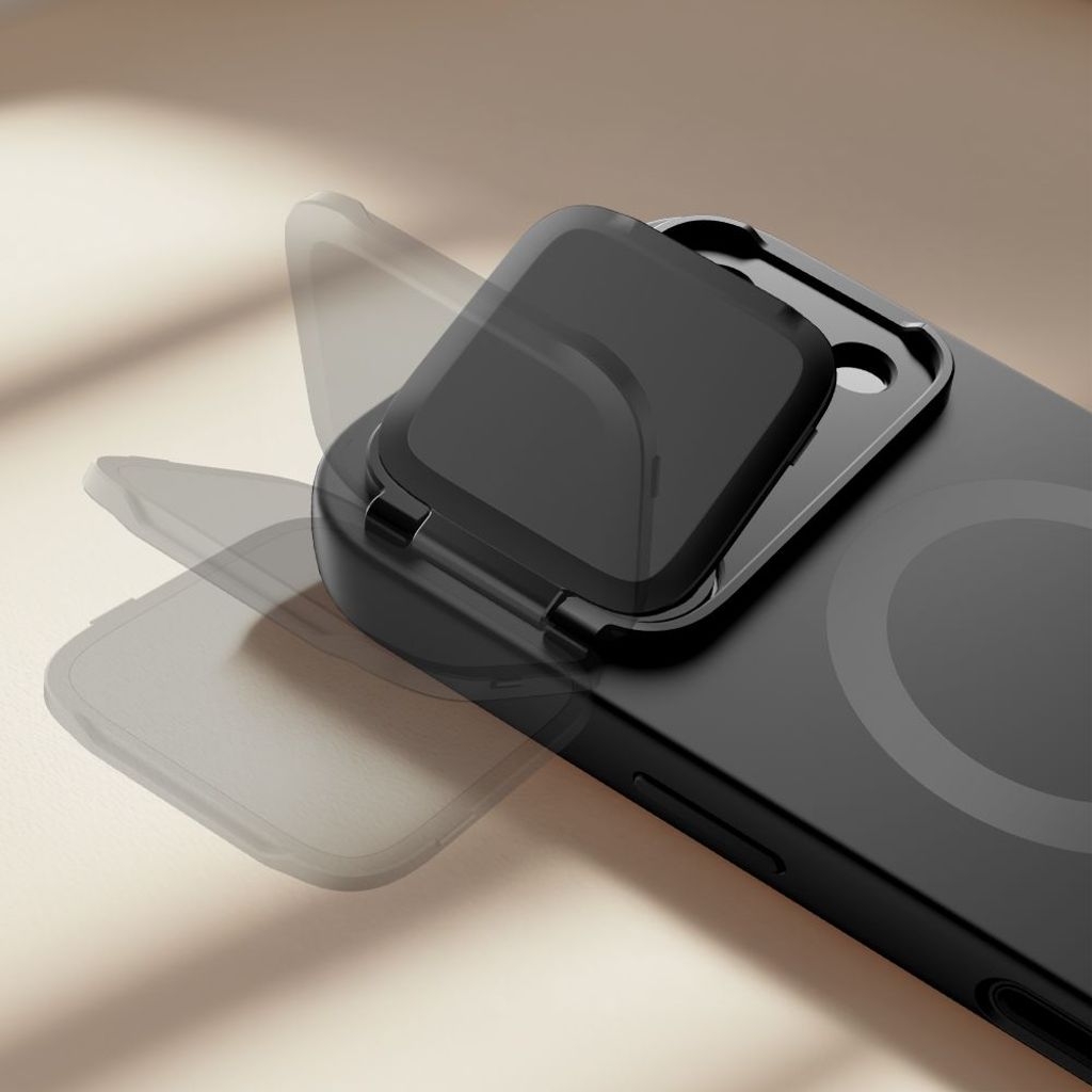 Tech-Protect Kevlar Aura MagSafe Cover til iPhone 17 Pro - Sort