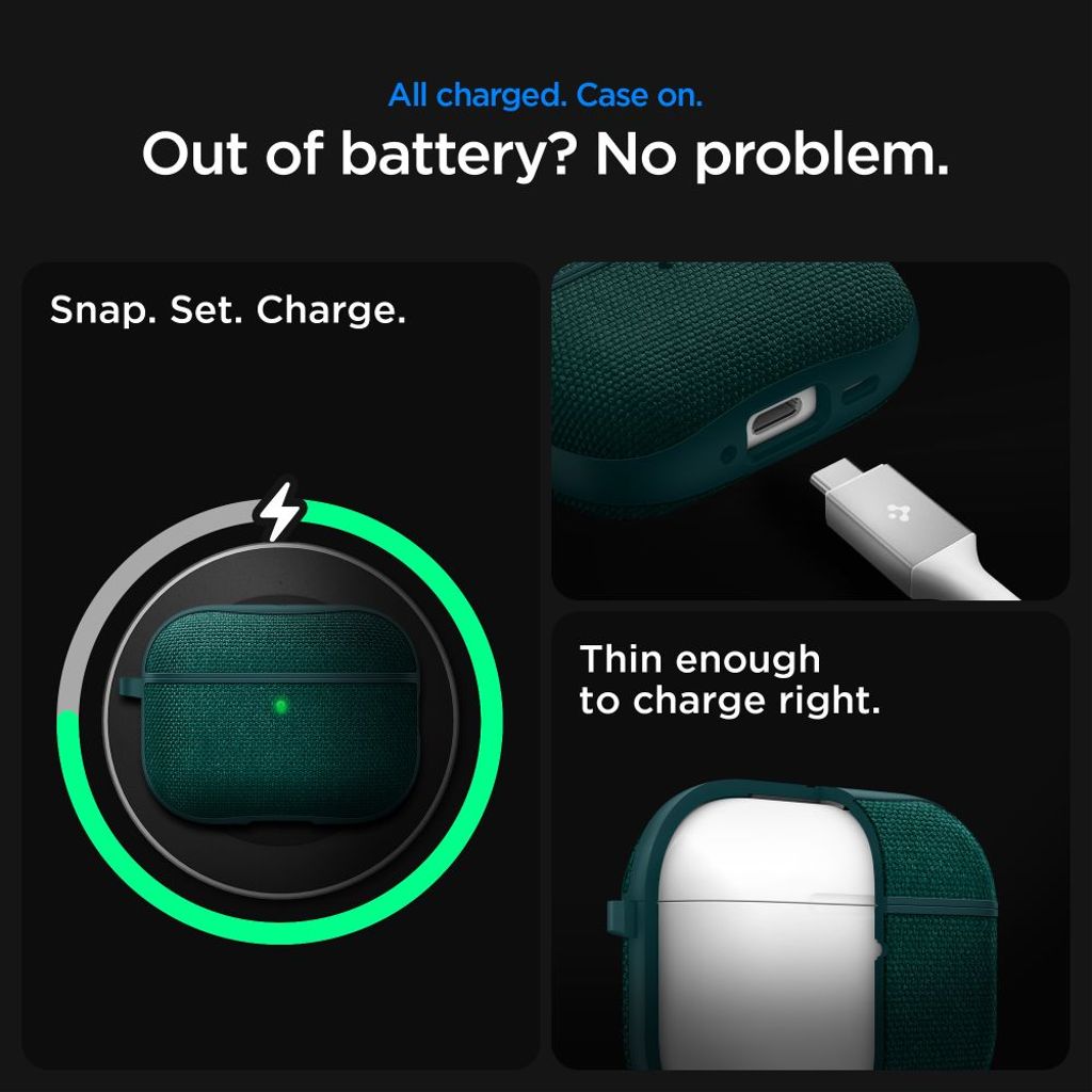 Spigen Urban Fit Skal till AirPods 3 - Grön