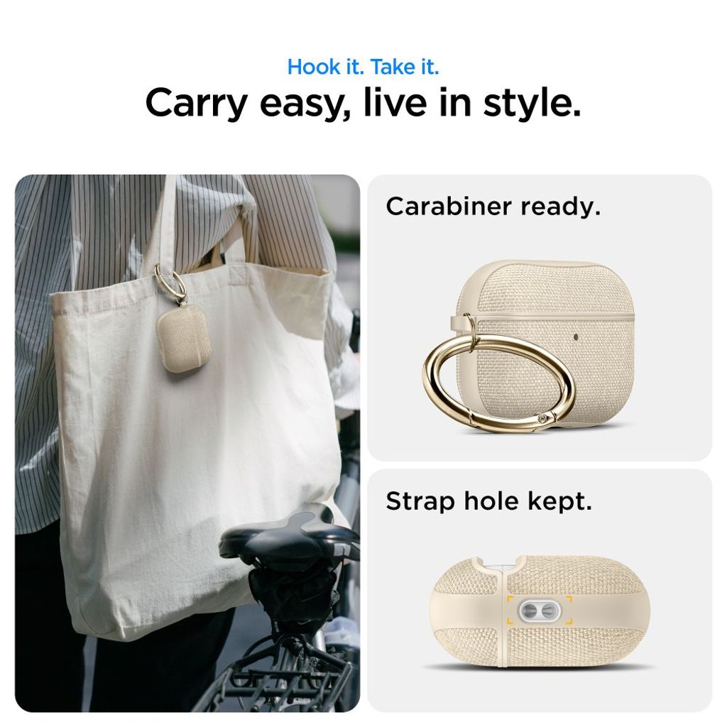 Spigen Urban Fit Skal till AirPods 3 - Beige