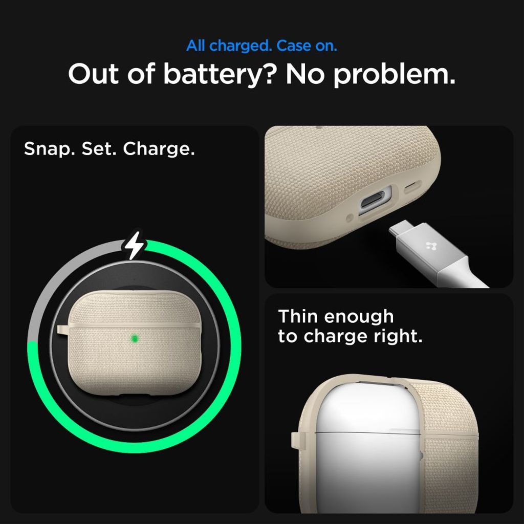 Spigen Urban Fit Skal till AirPods 3 - Beige