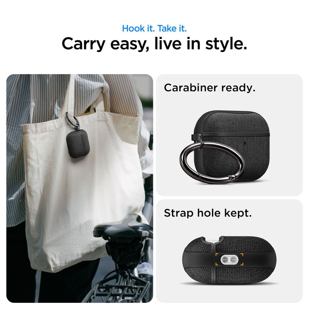 Spigen Urban Fit Skal till AirPods 3 - Svart