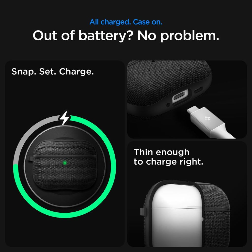 Spigen Urban Fit Skal till AirPods 3 - Svart