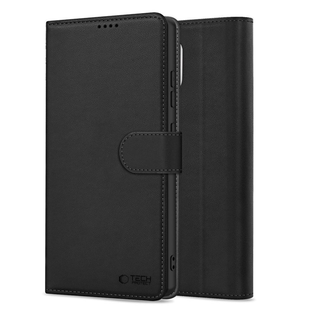 Tech-Protect Wallet Flip Cover til Xiaomi Poco M7 - Sort