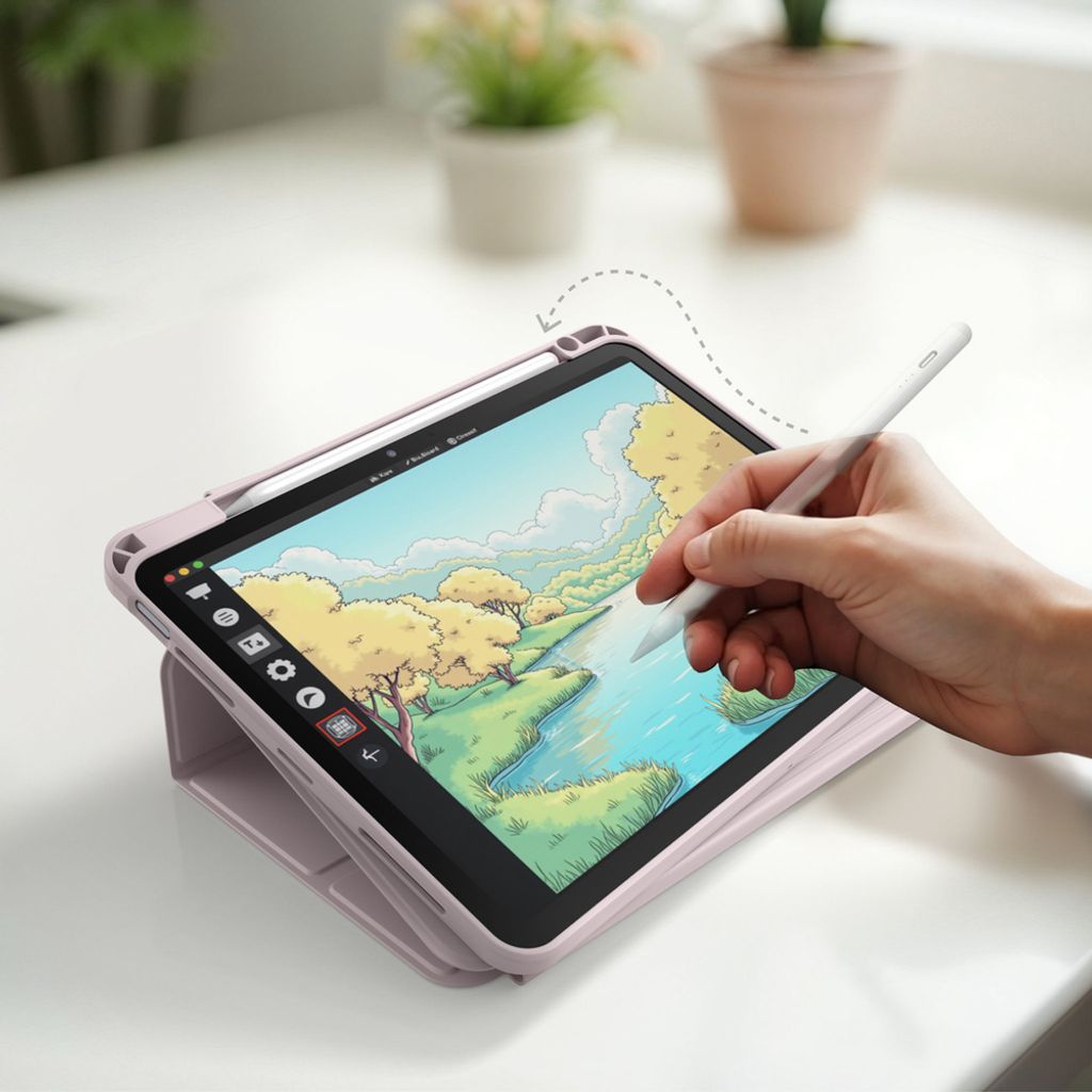 AmazingThing Titan Pro Mag Fodral till iPad Air 11" 2025/2026 - Rosa