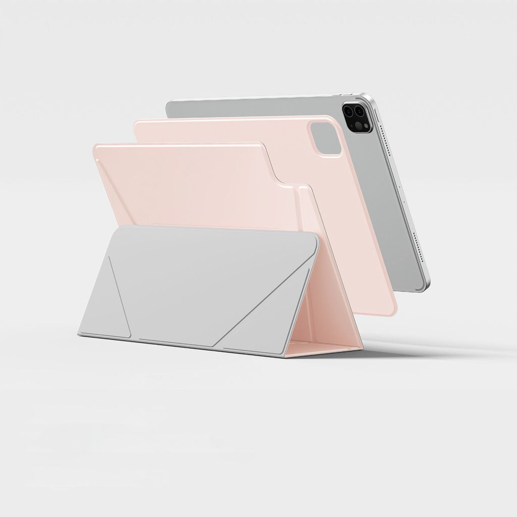 AmazingThing Matte Pro Mag Folio -kotelo till iPad Air 11" 2025/2026 - Vaaleanpunainen