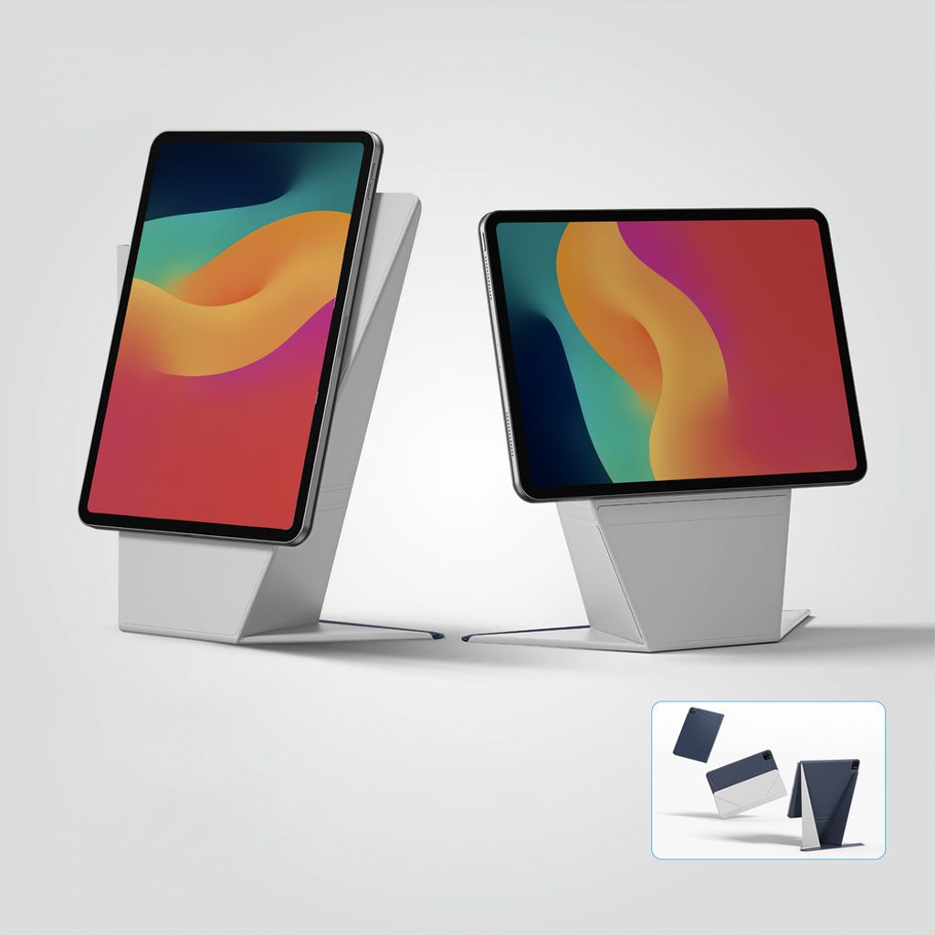 AmazingThing Matte Pro Mag Folio -kotelo till iPad Air 13" 2026/2025 - Sininen
