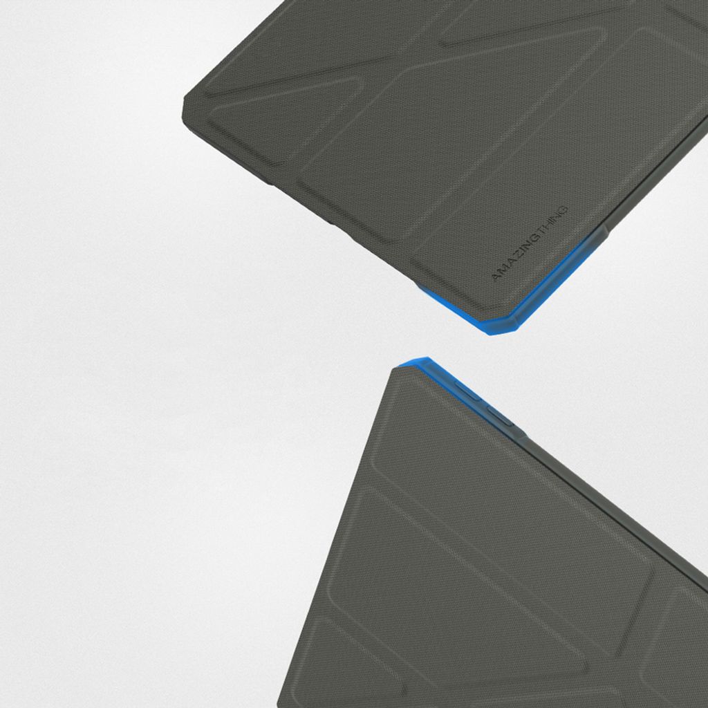AmazingThing Titan Pro Folio Fodral till iPad Air 11" 2025/2026 - Grå