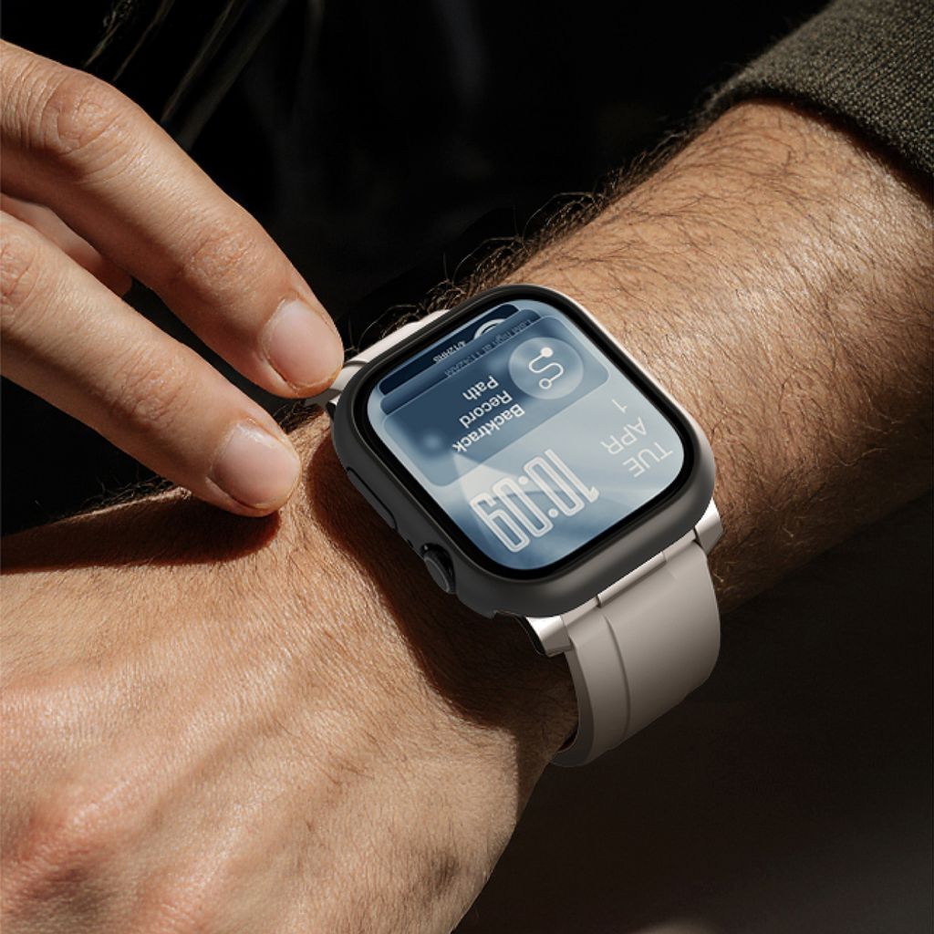 AmazingThing Minimal kuori Apple Watch 11 46mm - Musta