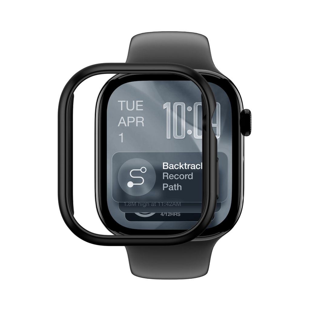 AmazingThing Minimal kuori Apple Watch 11 46mm - Musta