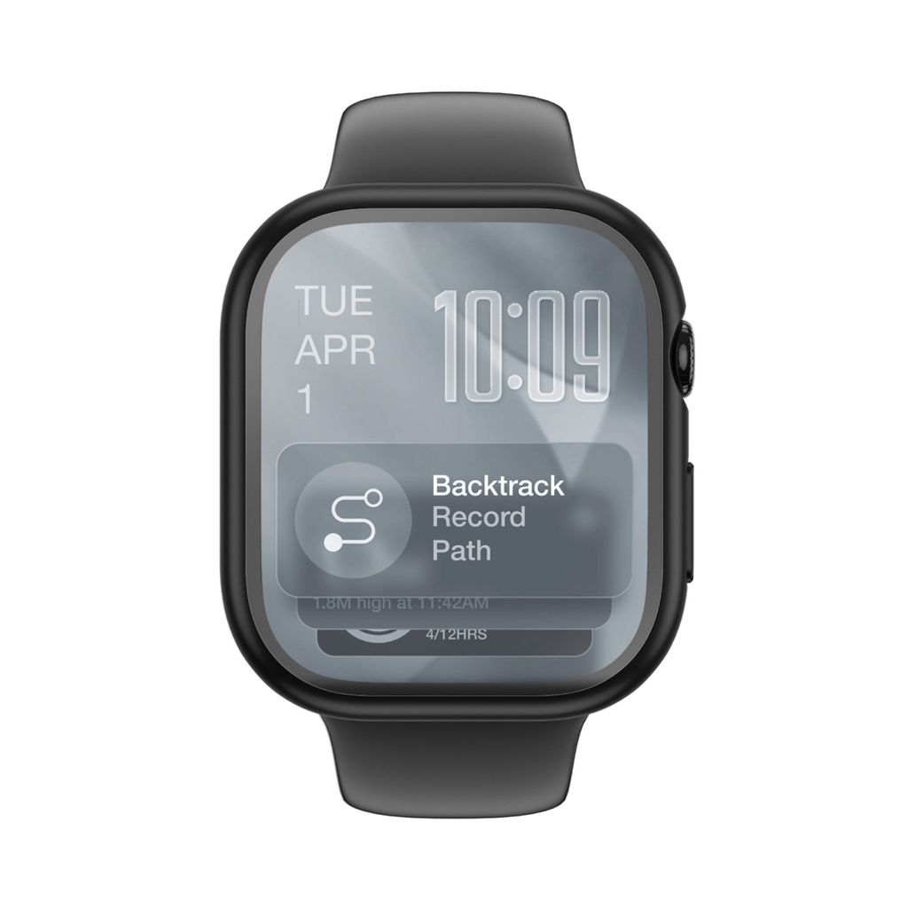 AmazingThing Radix kuori Apple Watch 46mm - Musta