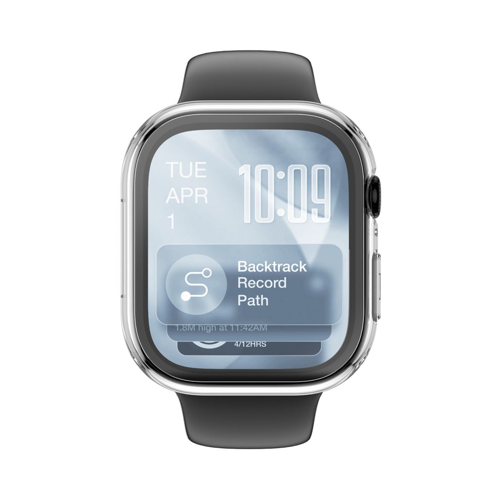 AmazingThing Radix kuori Apple Watch 42mm - Läpinäkyvä